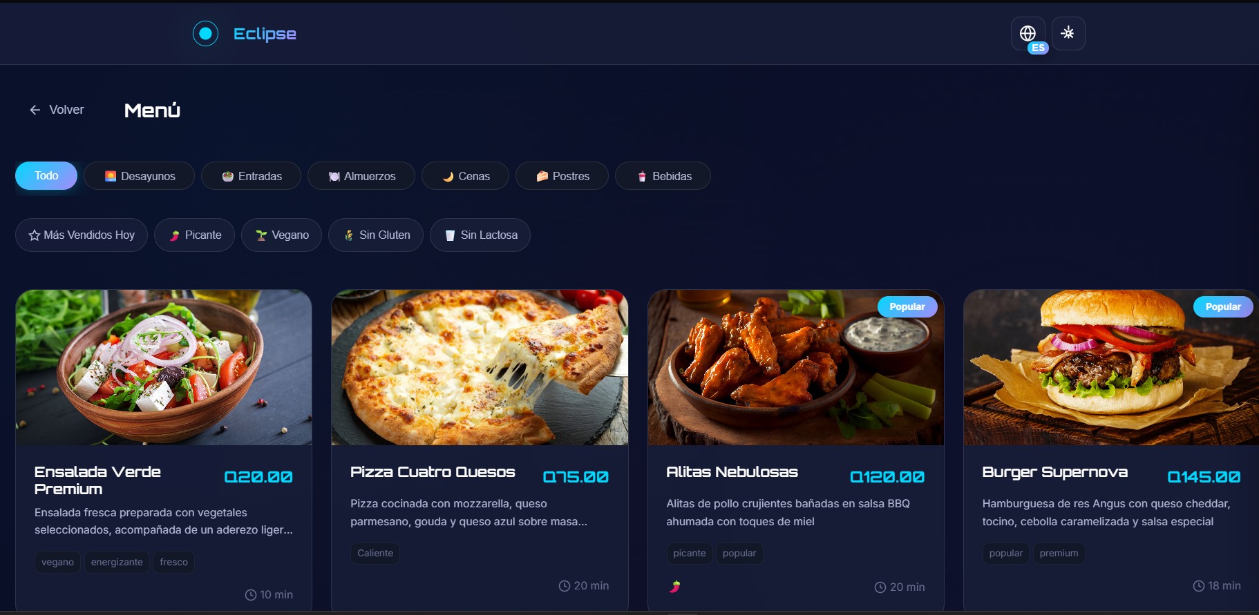 Captura del proyecto SLegal