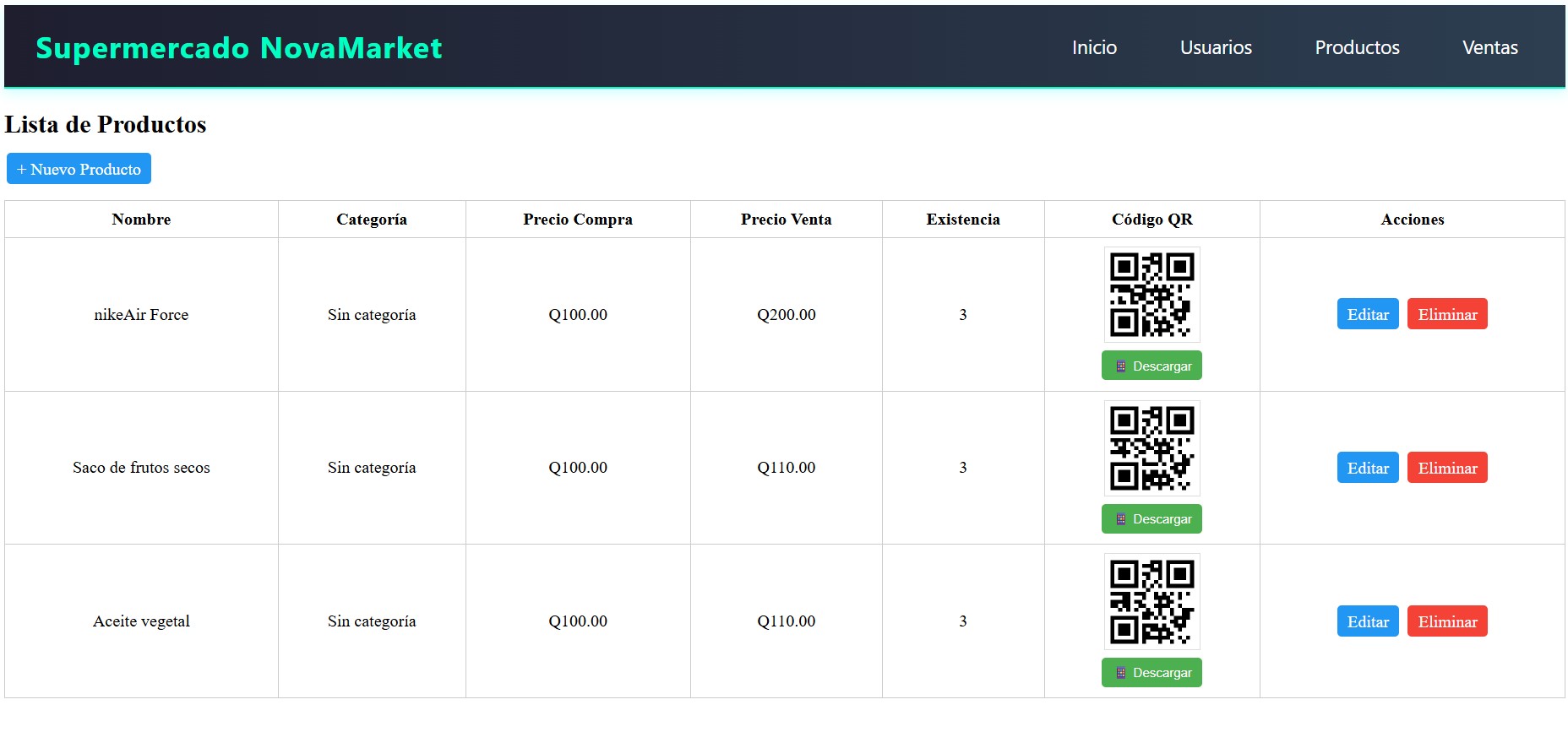 Captura del proyecto SLegal